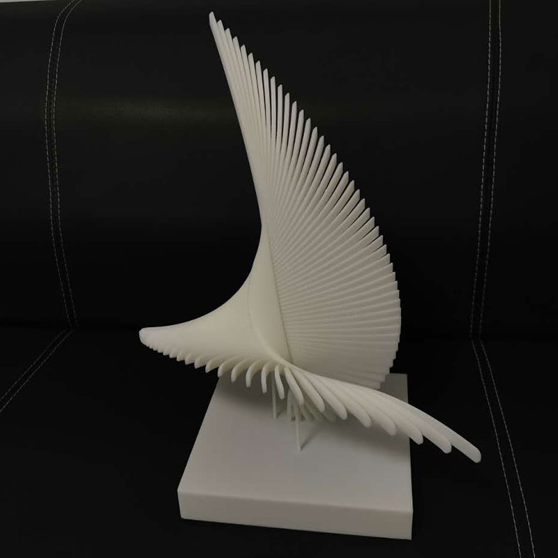 大鵬展翅雕塑模型3D打印